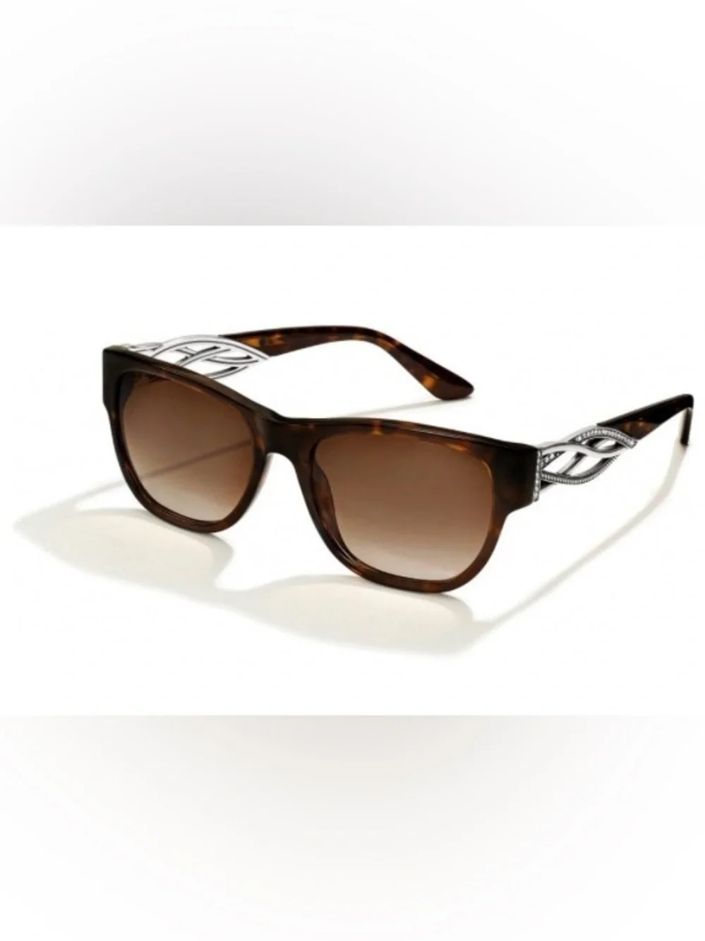 Brighton Tortoiseshell Sunglasses with Brown Gradient Lenses - Picture 4 of 5